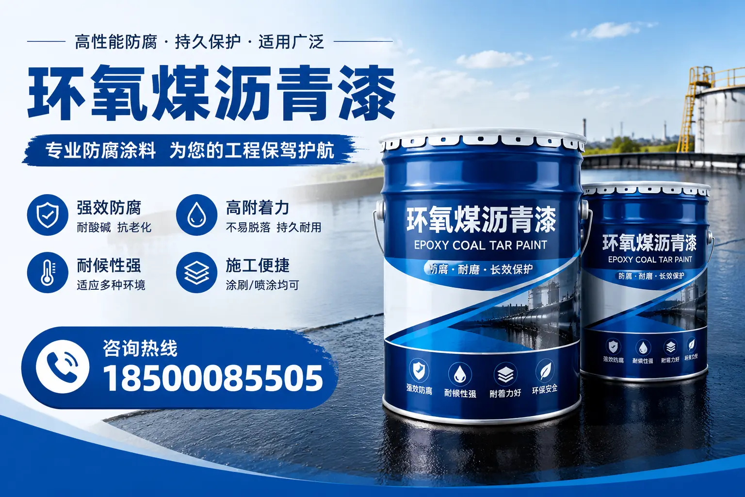 环氧煤沥青漆与其他漆类的比较，浮山用户的选择依据