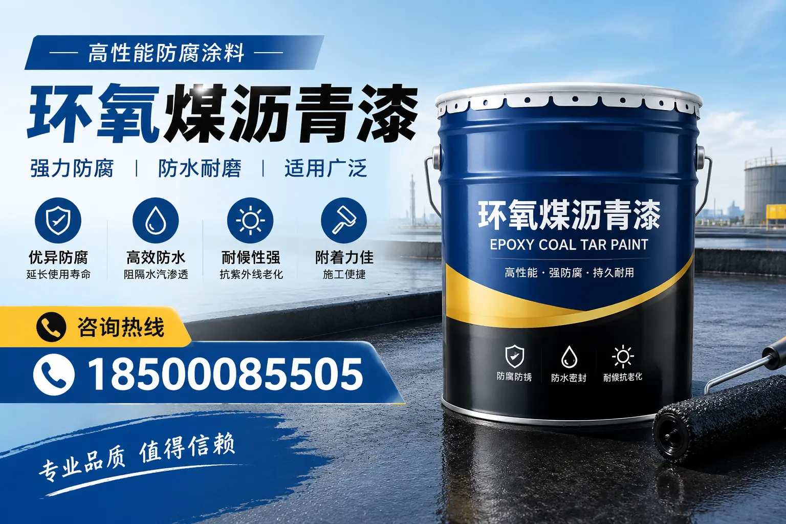 环氧煤沥青漆的主要成分与功能，浮山用户深度了解